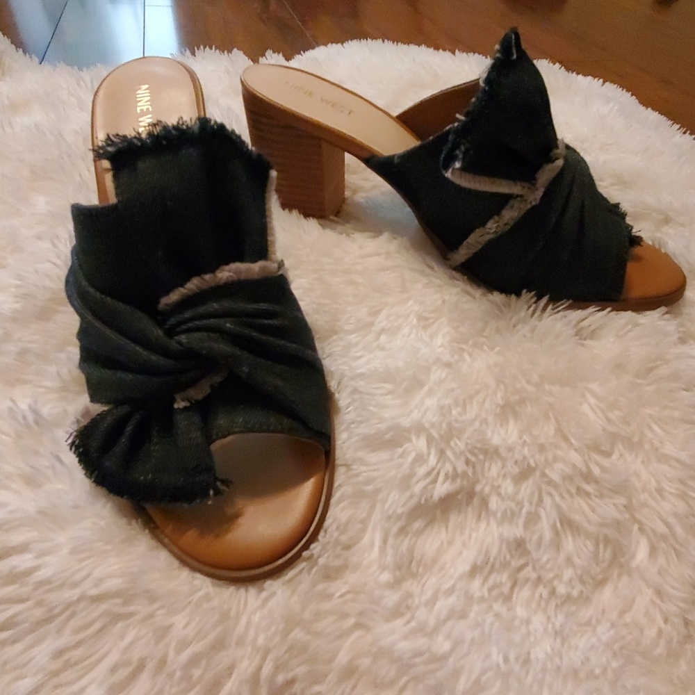 Nine West denim heels 11